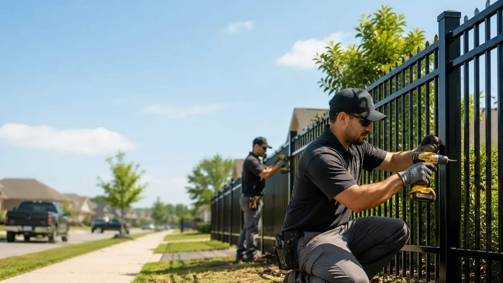 Metal Fence Installation in Waller, TX